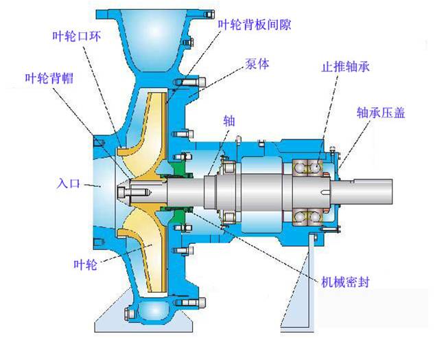 管道泵結構工工作原理圖